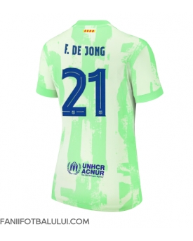 Barcelona Frenkie de Jong #21 Tricou Fotbal Replică 2024-25 Femei Treilea